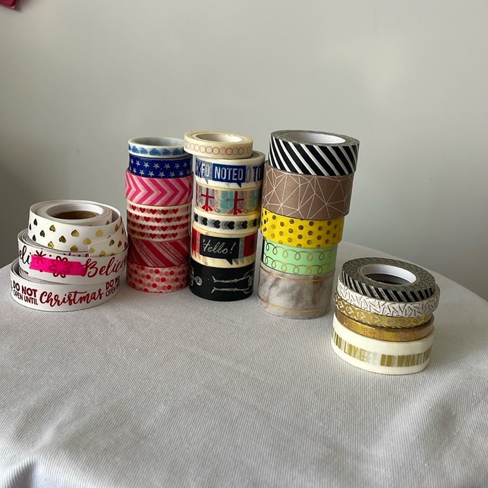 Washi Tape 25 rolls